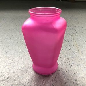 Pretty pink vase